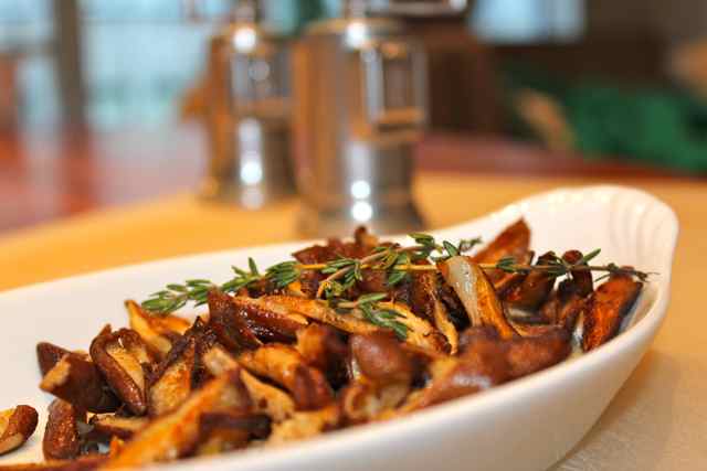 roasted mushroons